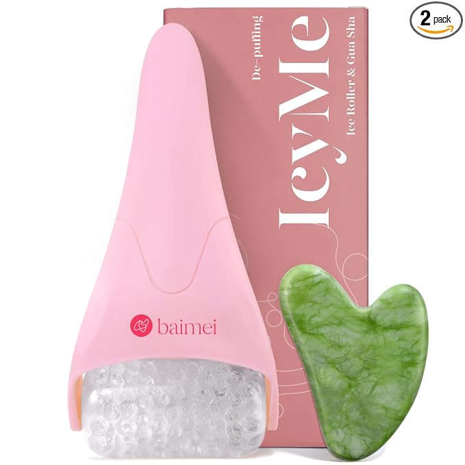 Cooling Smoothing Guasha Tool for Face & Ice Roller