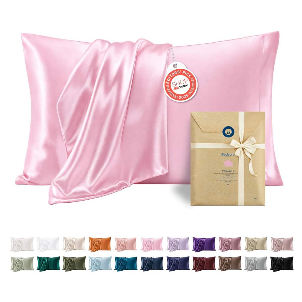 Reduces Hair Frizz & Skin Friction Satin Pillowcases Set